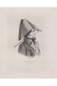 Dumenis - Dumenil (1773-1834) Dumenis Dumesnil Acteur au Theatre de la Gaité Schauspieler actor Theater Paris Portrait