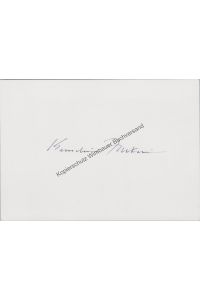 Original Autogramm Kenichi Fukui (1918-1998) Nobel Prize Chemistry /// Autograph signiert signed signee