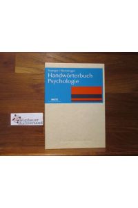 Handwörterbuch Psychologie.   - Asanger ... / Digitale Bibliothek ; 23