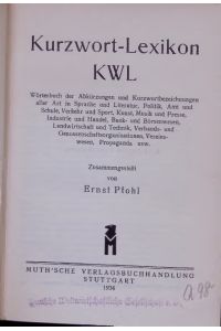 Kurzwort-Lexikon KWL.