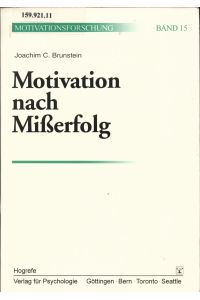 Motivation nach Misserfolg  - Die Bedeutung von Commitment und Substitution