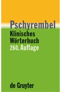 Pschyrembel® Klinisches Wörterbuch: 1 Monat Online gratis