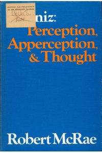 Leibniz : Perception, Apperception, and Thought