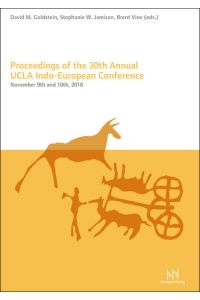 Proceedings of the 30th Annual UCLA Indo-European Conference  - November 9th and 10th, 2018
