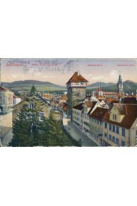 Ansichtskarte Reutlingen Partie beim Kartentor 1926 (b116)