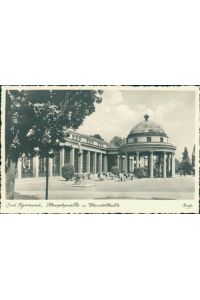 Ansichtskarte Bad Pyrmont Hauptquelle und Wandelhalle (Nr. 9600)