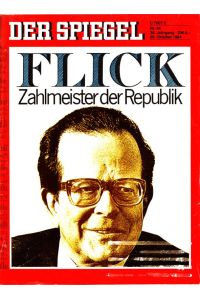 Titelgeschichte: Flick. Zahlmeister der Repeublik  - 38. Jahrgang Heft 44