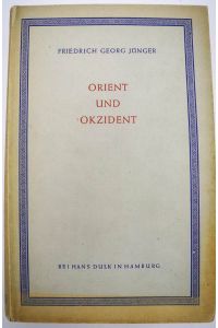 Orient und Okzident  - Essays