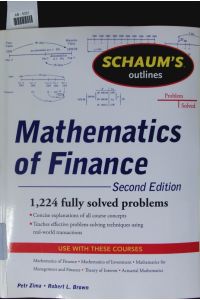 Schaum's outline of mathematics of finance.
