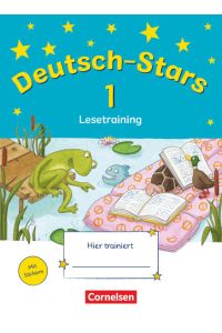 Deutsch-Stars - Allgemeine Ausgabe - 1. Schuljahr  - Lesetraining - Übungsheft - Mit Lösungen