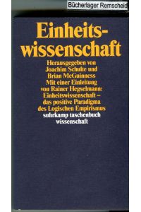 Einheitswissenschaft: Einl. v. Rainer Hegselmann (suhrkamp taschenbuch wissenschaft)
