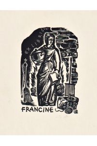 Ex-Libris Francine - Exlibris ex-libris Ex Libris bookplate