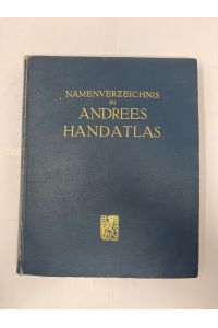 Namensverzeichnis zu Andrees Handatlas