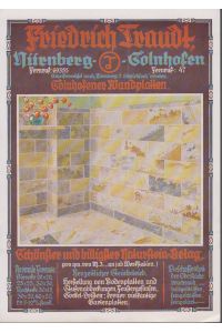 [Reklame] Solnhofener Wandplatten. Schönster und billigster Naturstein-Belag.