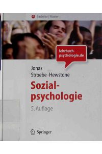 Sozialpsychologie : eine Einführung ; mit 17 Tabellen.   - Springer-Lehrbuch