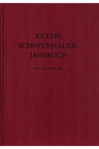 XXXXIV. [44. ] Schopenhauer-Jahrbuch für das Jahr 1963.