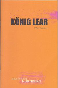 Programmheft: König Lear - William Shakespeare