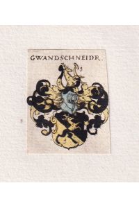 Gwandschneidr - Gewandschneider / Wappen coat of arms heraldry Heraldik
