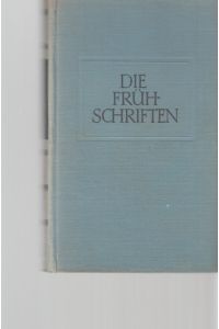 Die Frühschriften. Hrsg. von Siegfried Landshut. Kröners Taschenausgabe; Band 209.