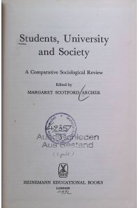 Students, University and Society. A Comparative Sociological Review.