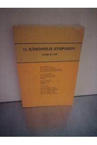 11. Hämophilie-Symposion Hamburg 1980