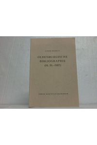 Oldenburgische Bibliographie (16. Jh. -1907)