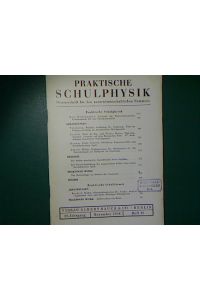Experimentelles zum Fraunhoferschen Spalt. - 11. Heft 1938 - Praktische Schulphysik. Monatsschrift für den naturwissenschaftlichen Unterricht.