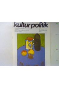 Vermiet- und Verleihvergütung für Kunstwerke. - in : Nr. 3/1993 :Kultur politik.   - Vierteljahreszeitschrift für Kunst und Kultur;