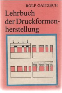 Lehrbuch der Druckformenherstellung von Rolf Gaitzsch mit 123 Bildern, 6 Tabellen und 13 Farbtafeln.