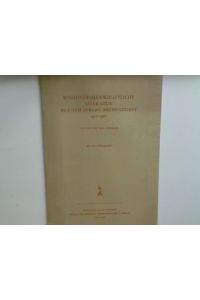 Missionswissenschaftliche Literatur aus dem Verlag Aschendorff 1911 - 1961.   - Sonderdruck aus der Festschrift : 50 Jahre katholische Missionswissenschaft in Münster;
