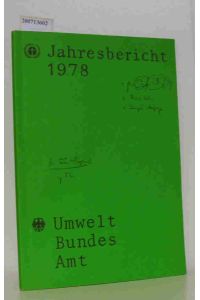 Jahresbericht 1978 (Umweltbundesamt)