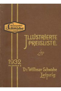 Illustrierte Preisliste B.   - Ausgabe 109, 1932.