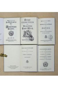 [Sammlung von fünf Reglementen aus den Beständen des Berner Staatsarchivs zum Jubiläumsjahr 1991 (700 Jahre Eidgenossenschaft, 800 Jahre Bern)].