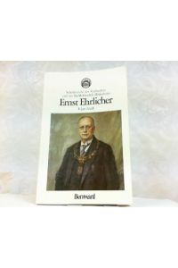 Ernst Ehrlicher.   - Aus der Schriftenreihe des Stadtarchivs und der Stadtbibliothek Hildesheim Band 11.