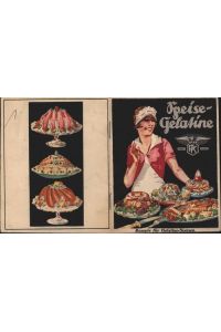 , Rezepte für Gelatine-Speisen, Marke PK, 2. Auflage,