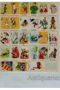 Kartenspiel.   - Mit 52 (recte 54) farbigen, kleinen Spielkarten des Cecilie-Dressler-Verlages.