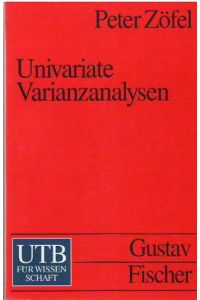 Univariate Varianzanalysen (UTB, 1663)