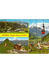 Schruns , Kapell , Wormser Hütte Mehrbildkarte