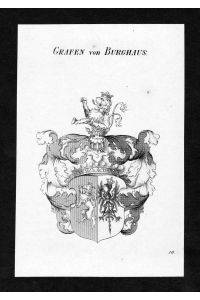 Grafen von Burghaus - Burghauß Burghauss Burghaus Wappen Adel coat of arms heraldry Heraldik