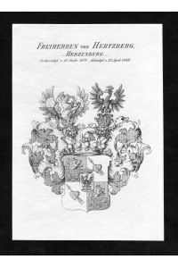 Freiherren von Hertzberg - Herzenberg - - Hertzberg Herczemberk Herczembarski Wappen Adel coat of arms heraldry Heraldik
