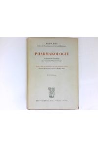 Pharmakologie  - als theoretische Grundlage einer rationellen Pharmakotherapie.