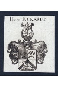Hn. v. Eckardt - Eckardt Eckart Wappen Adel coat of arms heraldry Heraldik