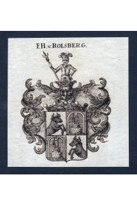 F. h. v. Rolsberg - Putz Rolsberg Butz Wappen Adel coat of arms heraldry Heraldik