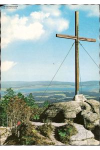 1061652 - Gipfelkreuz Bärnstein mit Moldaublick