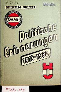 Politische Erinnerungen 1918-1958.