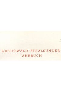 Das Aufkommen der Ansichtspostkarte in Stralsund.   - GREIFSWALD-STRALSUNDER JAHRBUCH, BAND 5.