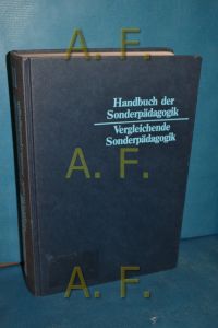 Vergleichende Sonderpädagogik (Handbuch der Sonderpädagogik 11