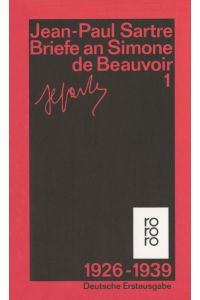 Briefe an Simone de Beauvoir: 1926 - 1939
