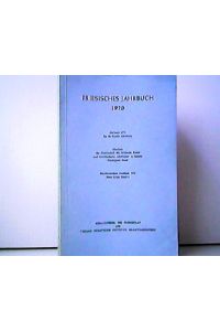 Friesisches Jahrbuch 1970. Jierboek 1970 fan de Fryske Akademy - Jahrbuch der Gesellschaft für bildende Kunst und vaterländische Altertümer zu Emden Fünfzigster Band. Nordfriesisches Jahrbuch 1970 - Neue Folge Band 6.