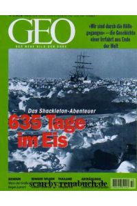 Geo Magazin 10/1998: Thailand, Tropenökologie, Schwarze Pharaonen Portrait Edward O. Wilson, Shakleton-Expedition, Monsun